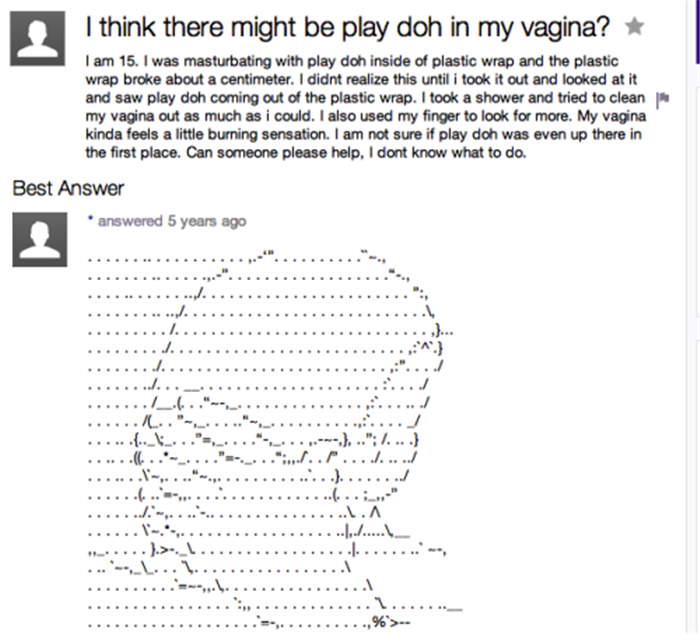 Quite Possibly The Dumbest Sex Questions Ever Asked On Yahoo 21 Pics