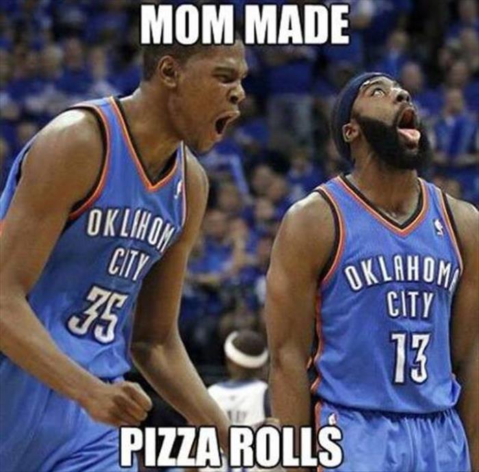 mom made pizza rolls