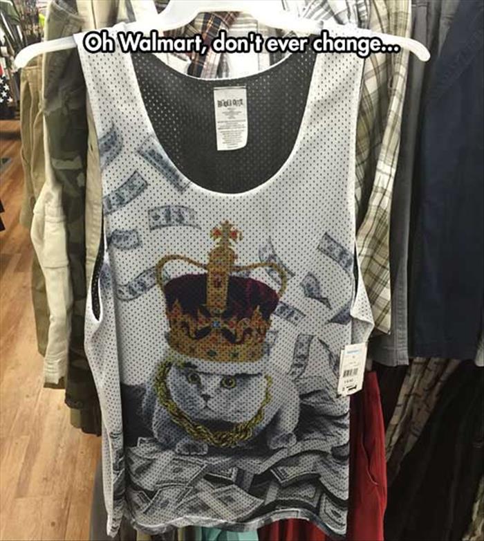 a shirt from wal mart