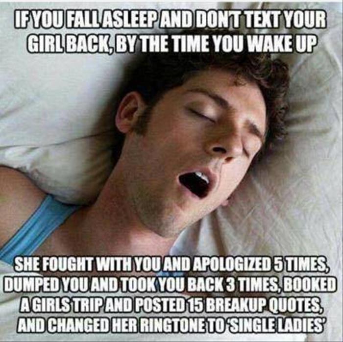 if you fall asleep