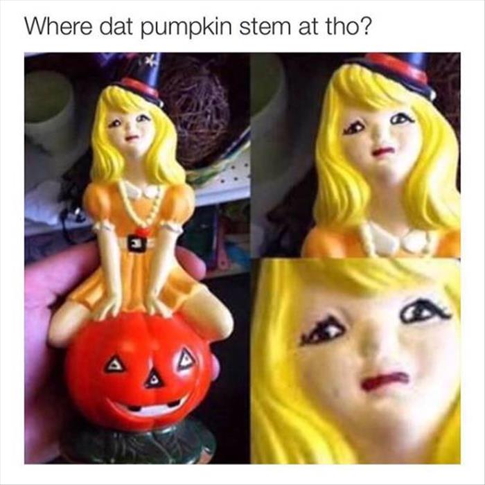 f the pumpkin stem