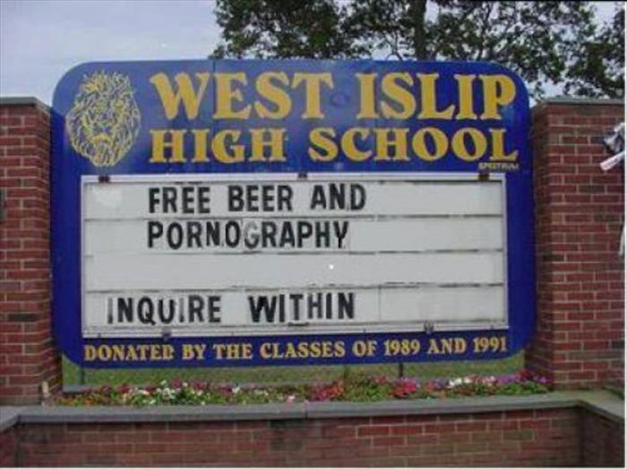 It's Funny School Sign Season Again! - 16 Pics