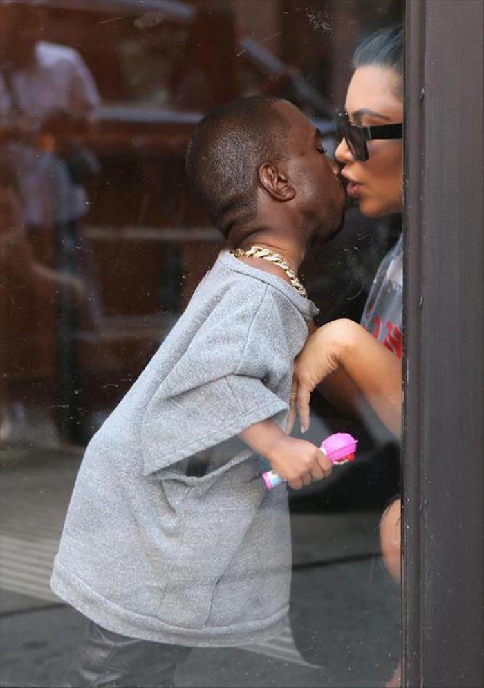 Baby North West Is Looking A Lot Like Her Dad These Days - 10 Pics