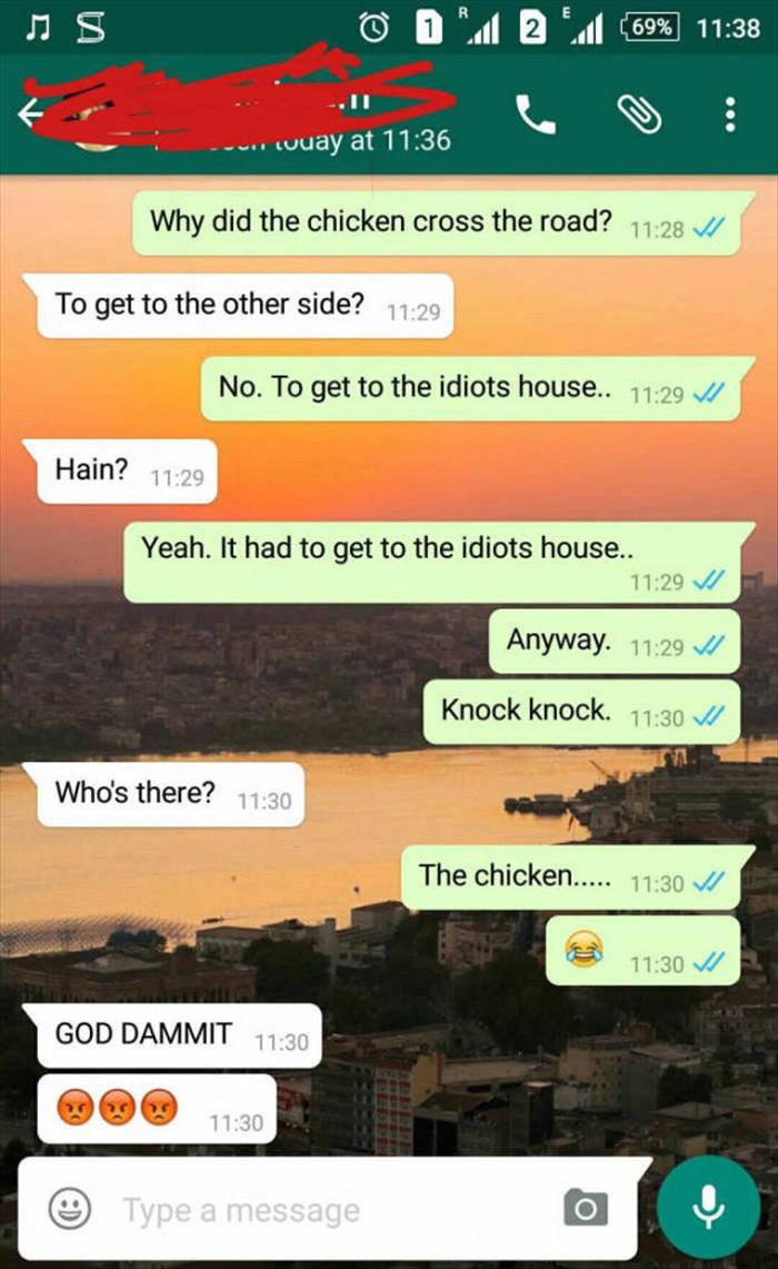 funny chicken joke