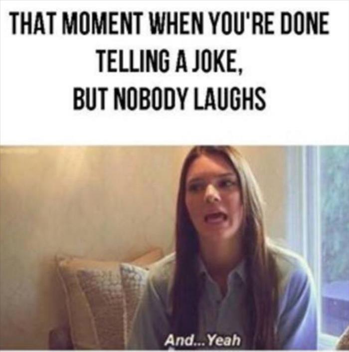 telling a joke