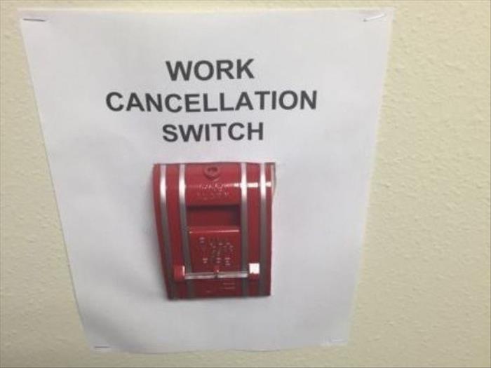 work cancelation switch