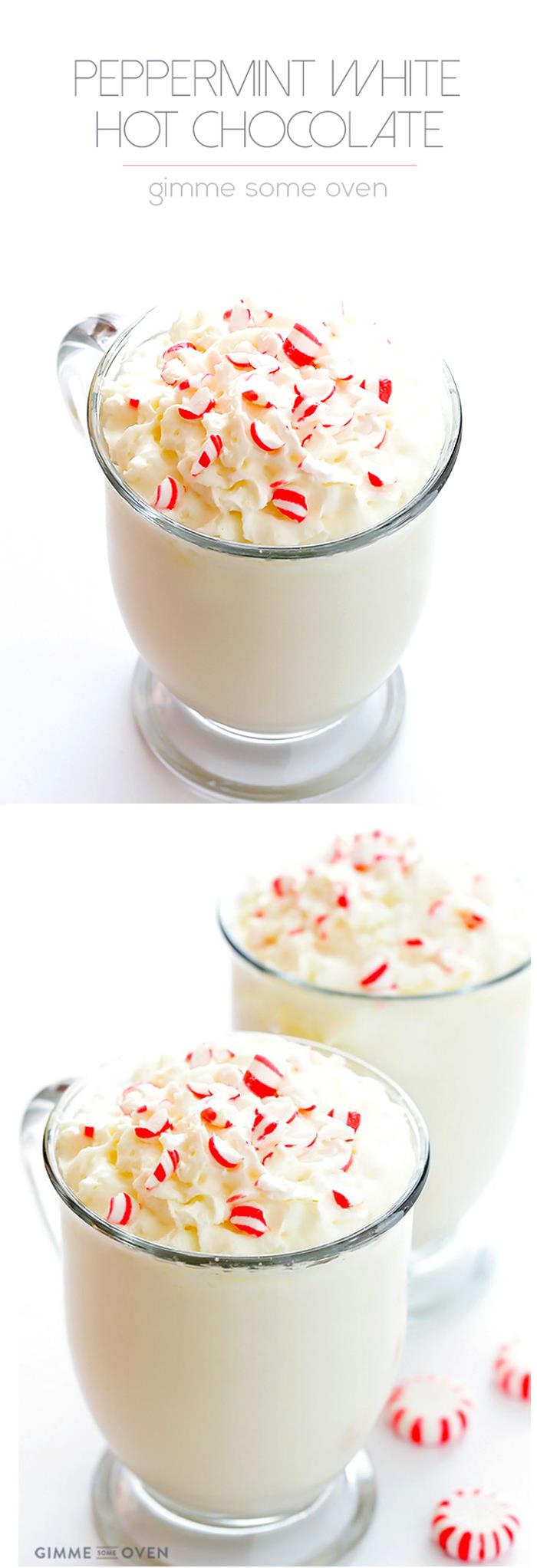 Peppermint White Hot Chocolate