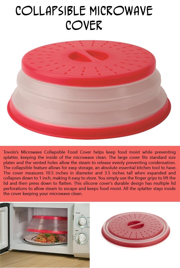 Collapsible Microwave Cover