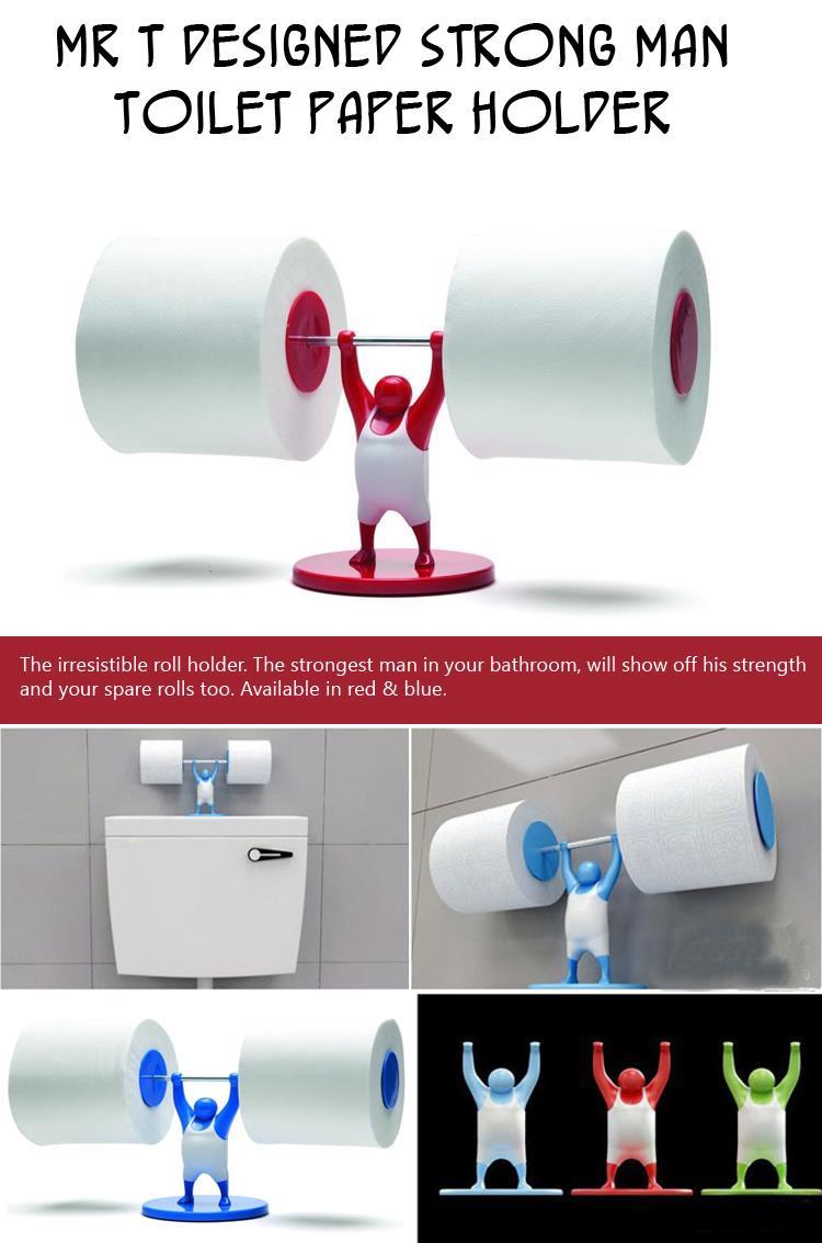 Mr T Designed Strong Man Toilet Paper holder