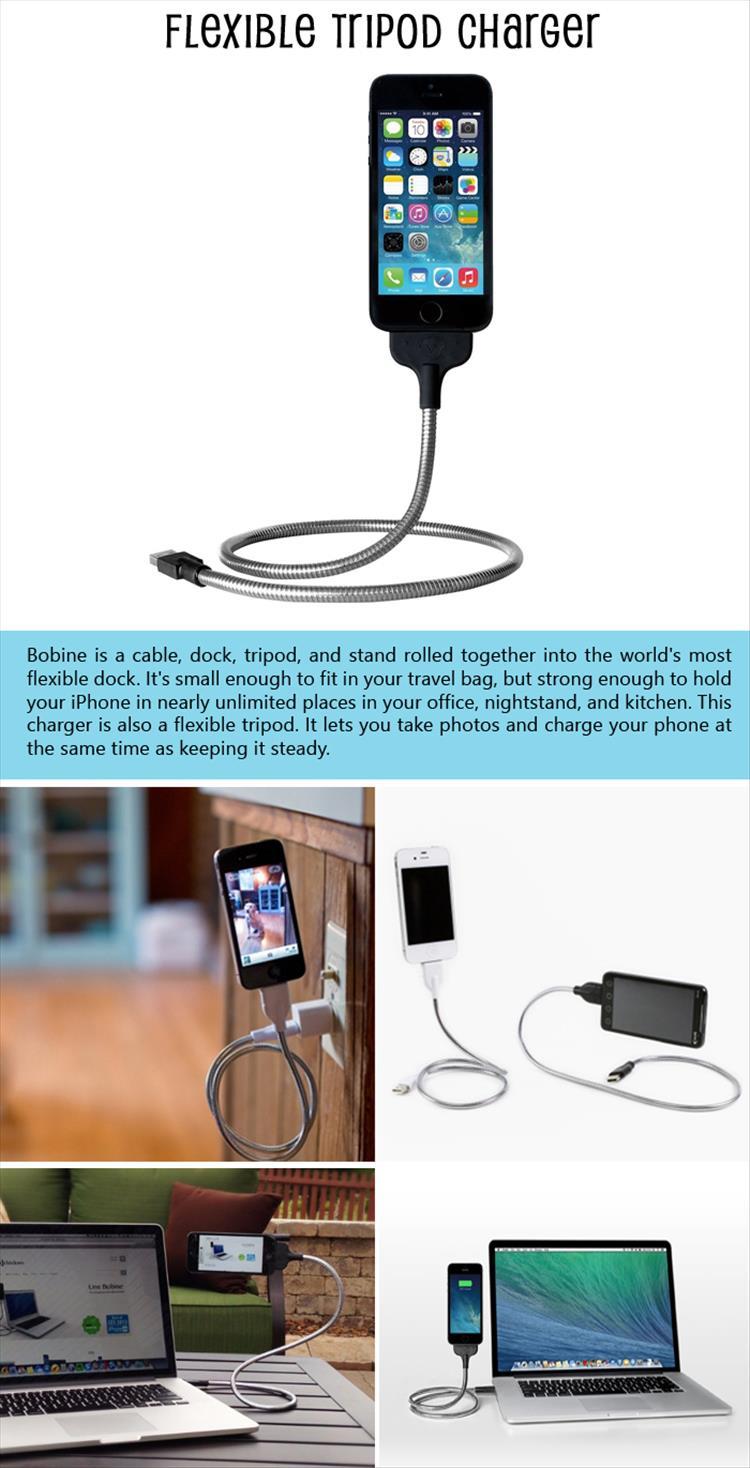 Flexible Tripod Charger