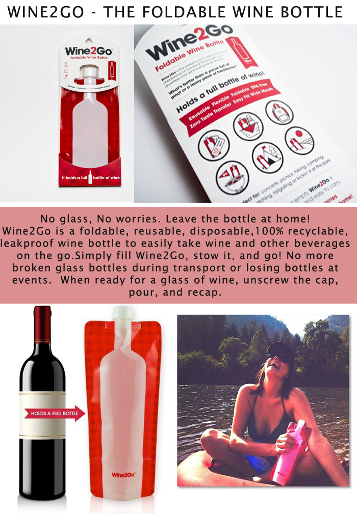 Wine2Go - The Foldable Wine Bottle