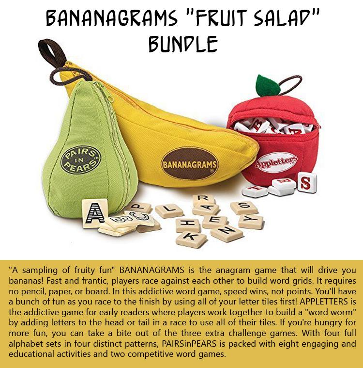 Bananagrams Fruit Salad Bundle