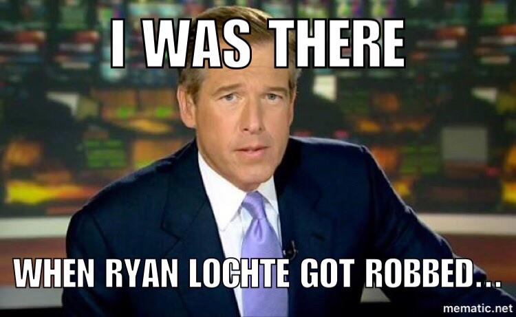 a ryan Lochte got robbed
