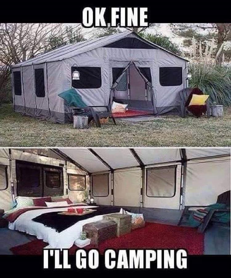 going camping