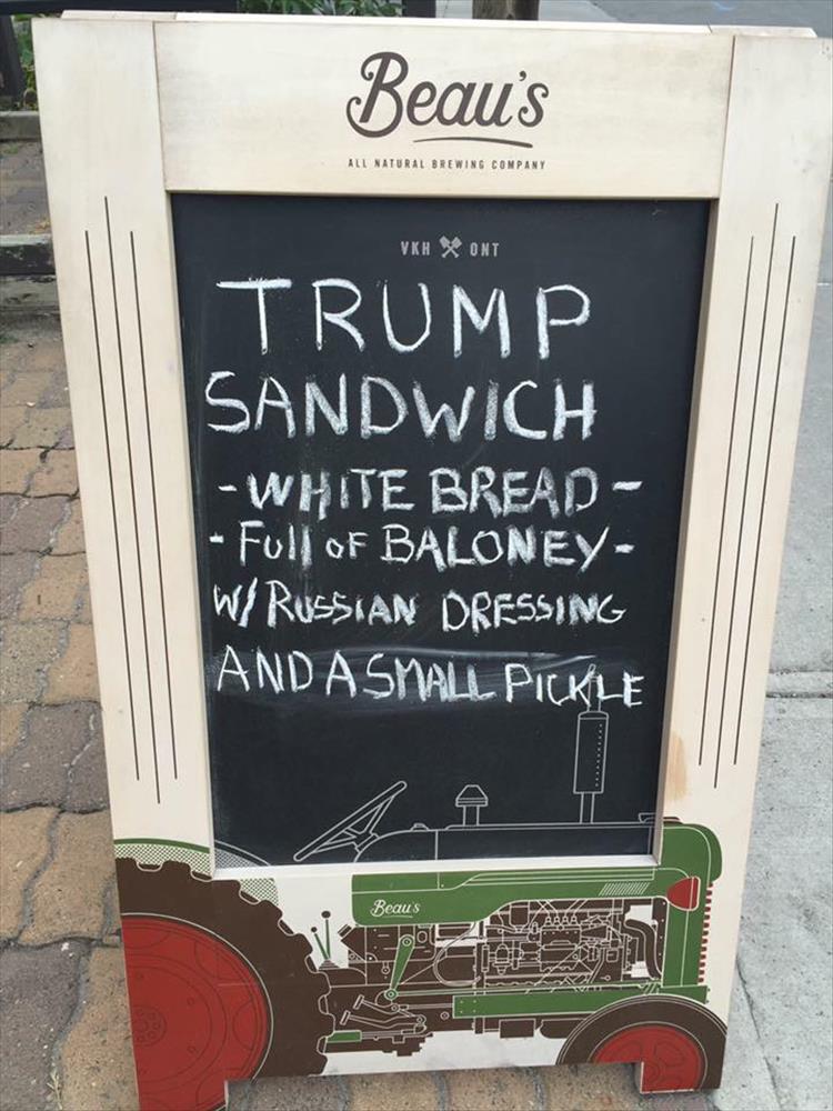 a trump sandwich