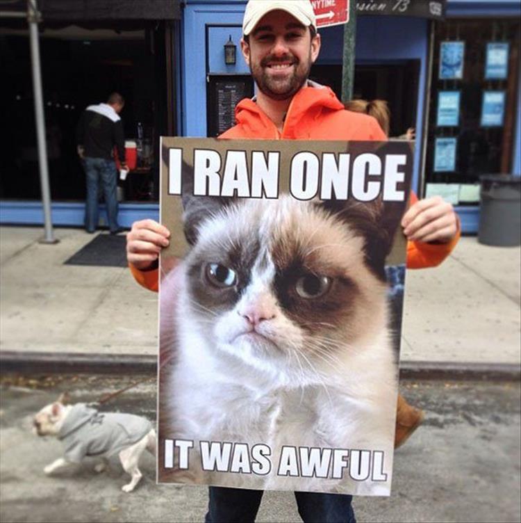 24 Funny Marathon Signs That Almost Make Running Worth It