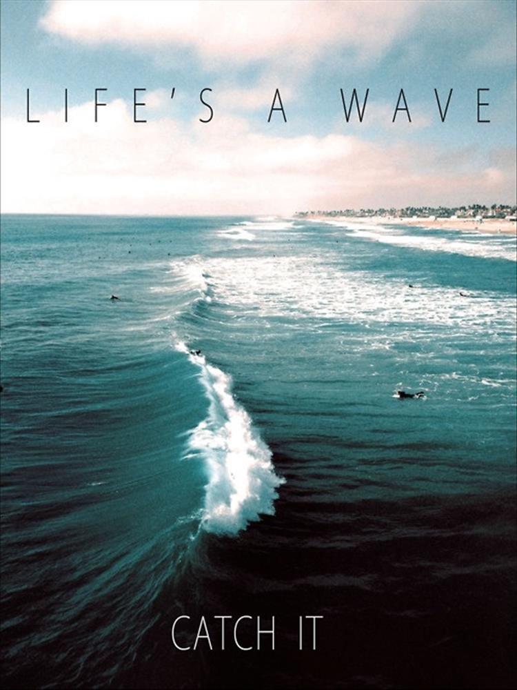 life is a wave catch it