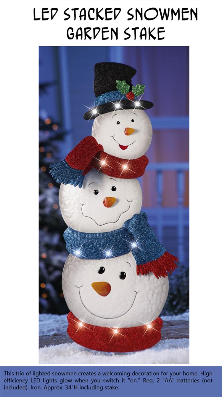 led-stacked-snowmen-garden-stake