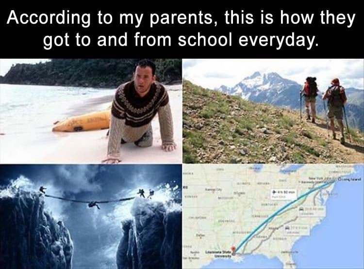 a parents going to school