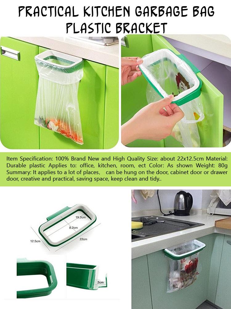 b Practical Kitchen Garbage Bag Plastic Bracket