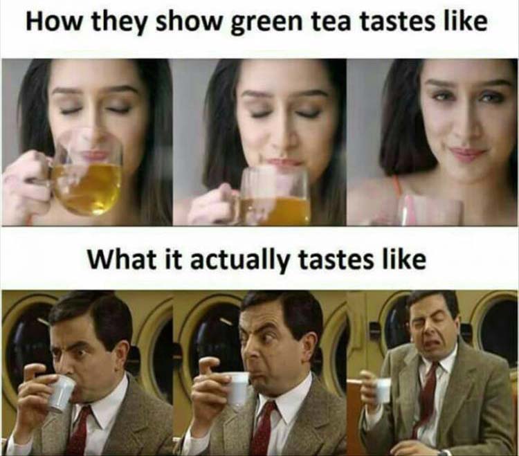 what green tea really tastes like