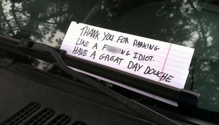 Why Do People Think Putting Notes On Cars Will Stop People From Parking