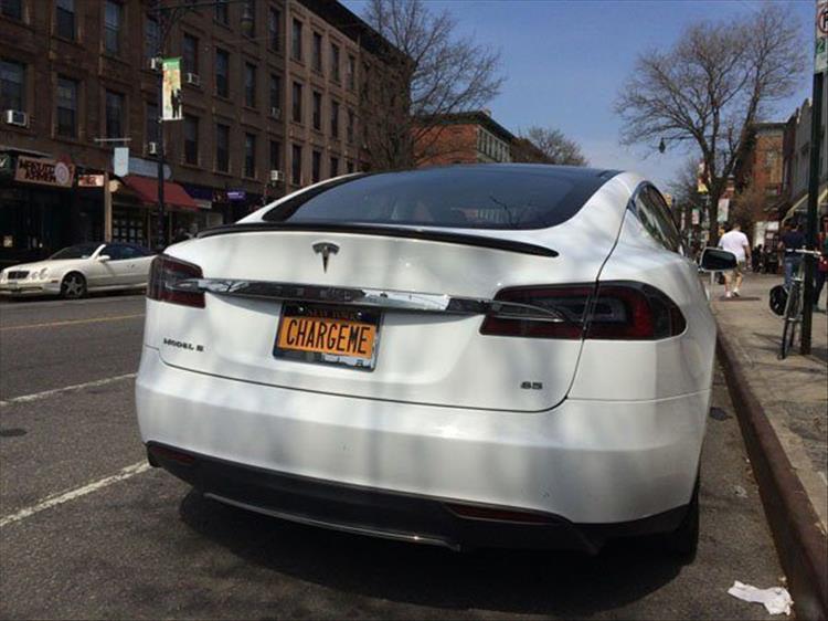 Tesla Owners Having A Lot Of Fun With Their License Plates 20 Pics