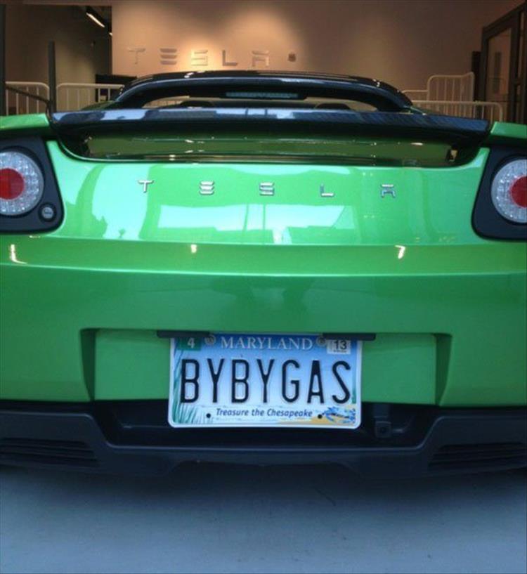 Tesla Owners Having A Lot Of Fun With Their License Plates 20 Pics