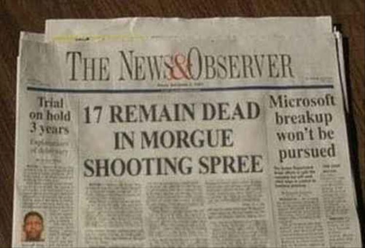 25 Funny News Headlines