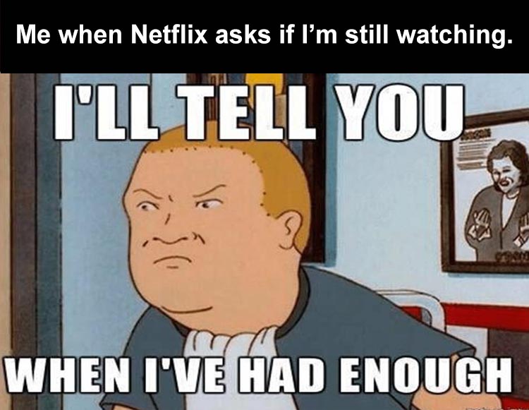 you watching netflix - Dump A Day