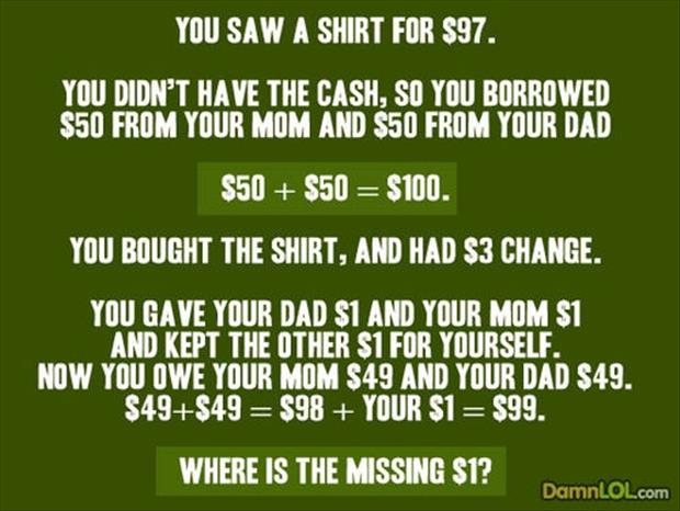 funny math problems that dont make sense