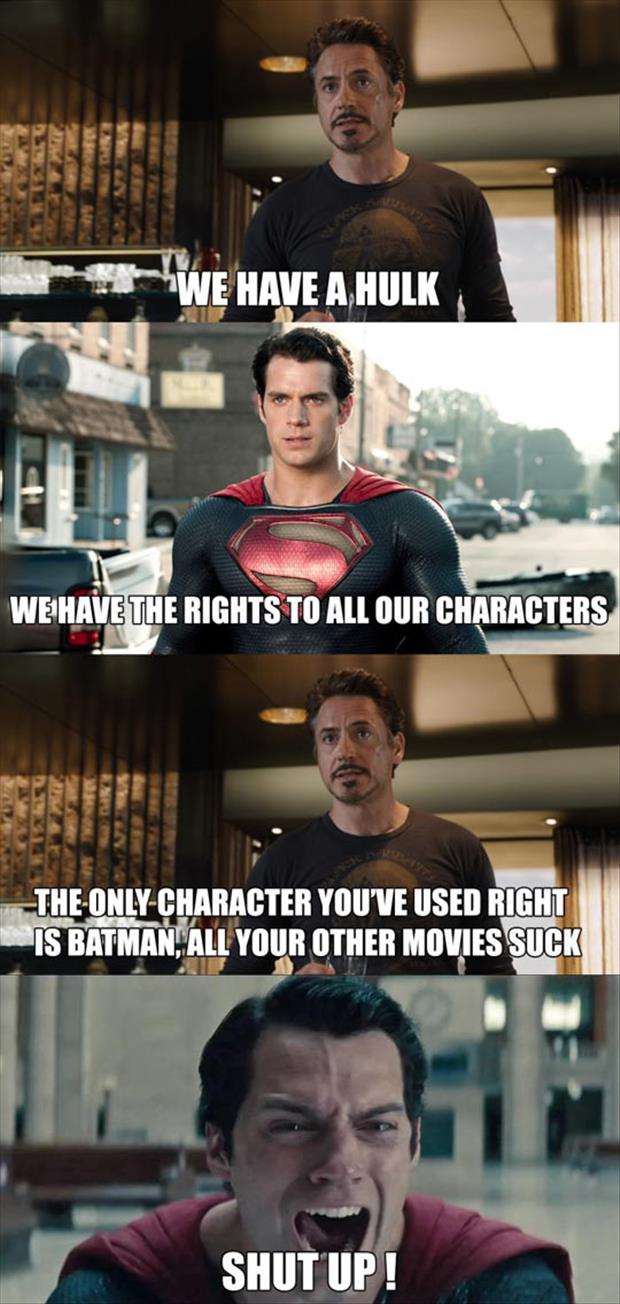 Funny Batman Vs Superman Meme Lol Batman Funny Superman Meme