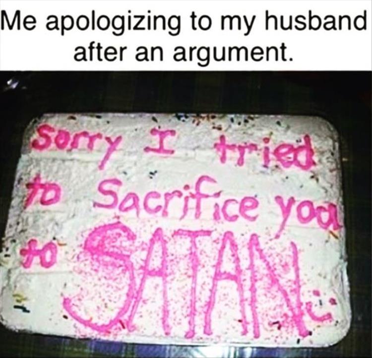 The day my mother made an apology. Торт sorry. Торт sorry i watched. Sorry, i am- торт. Funny Cake for husband.