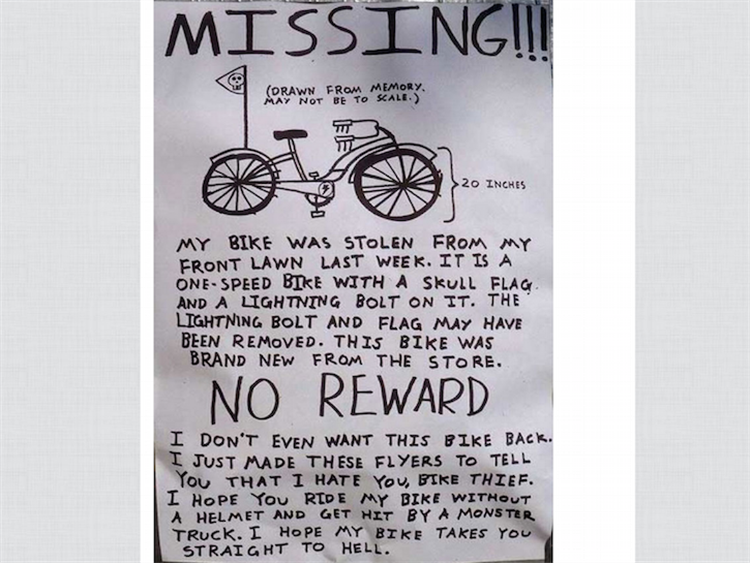 20 Funny Notes Written To Thieves