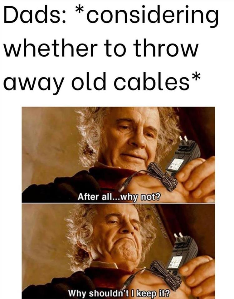 when you throw away cables Dump A Day