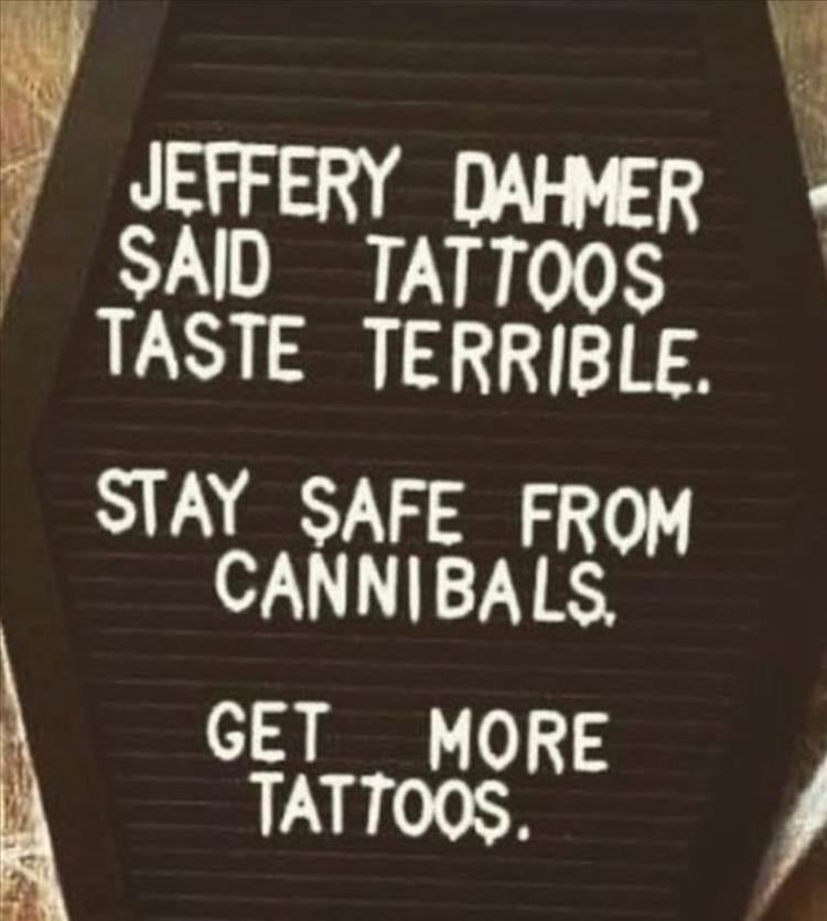funny tattoo shop signs